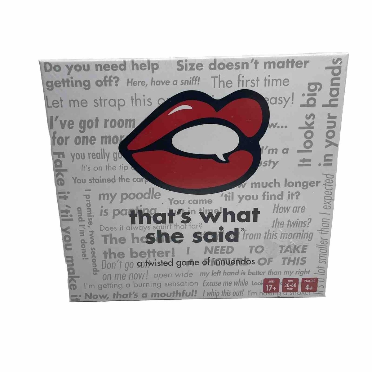 Thats What She Said Board Game Brand New Factory Sealed 793631746323 EBay