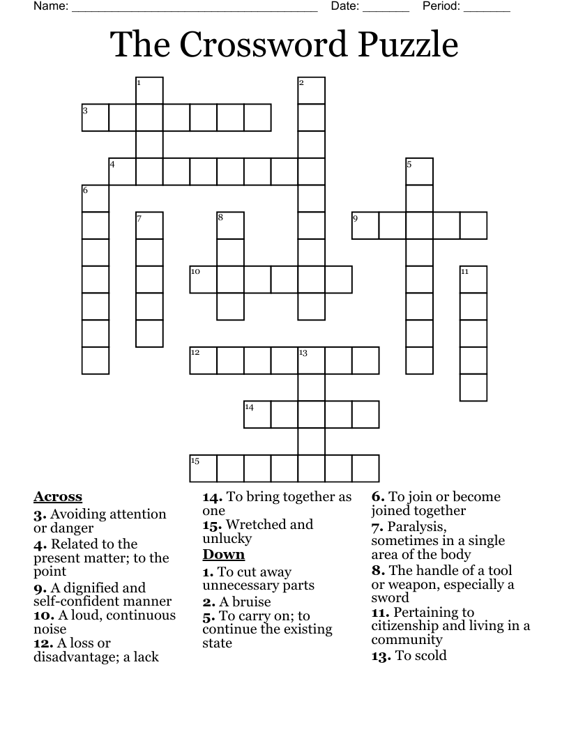 The Crossword Puzzle WordMint