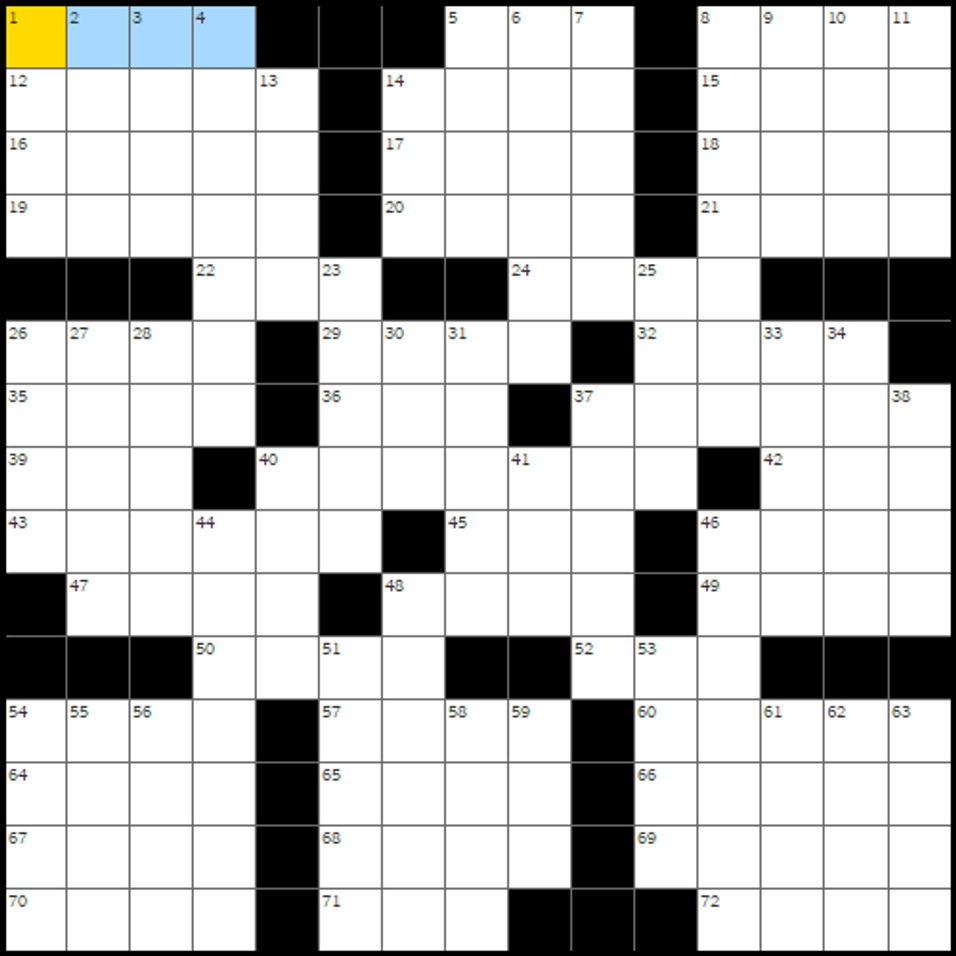 The New York Times Crossword Puzzle National Bean Day Genius