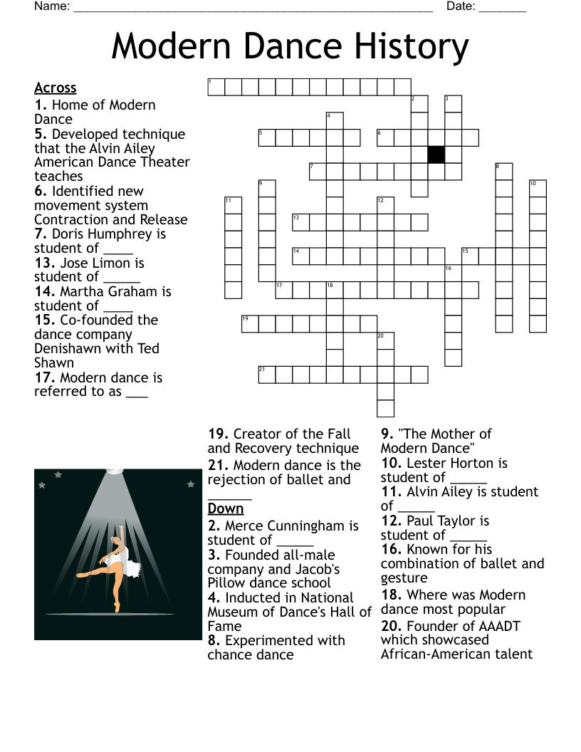 The Nutcracker Crossword WordMint