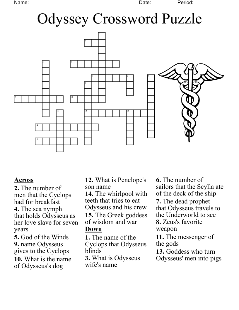 The Odyssey Book 9 Worksheet WordMint