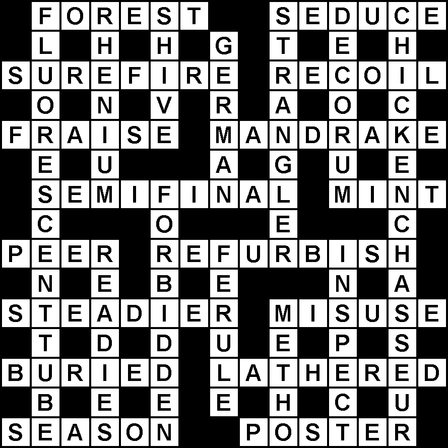 The Stickler Weekly 18 Solution Australian Crosswords