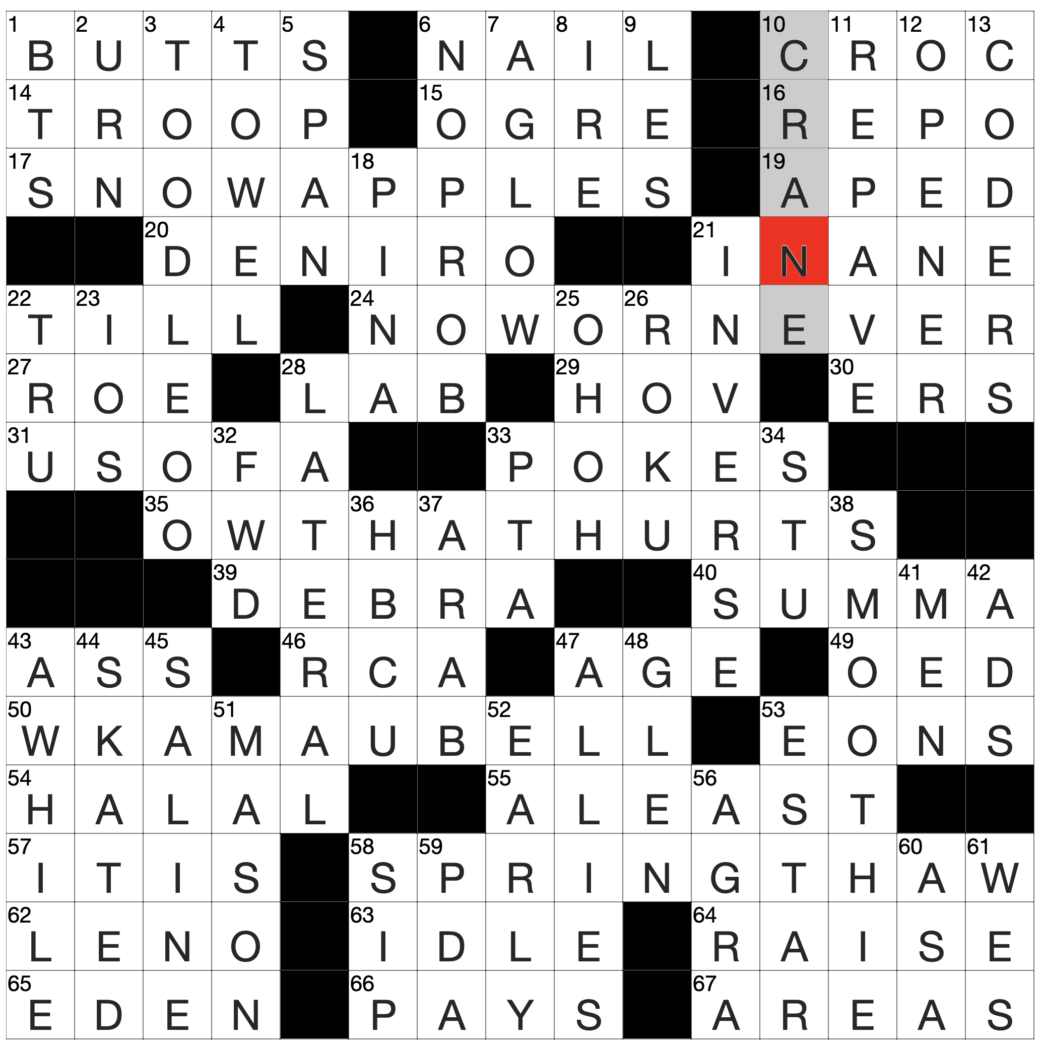 Thursday June 12 2025 Diary Of A Crossword Fiend