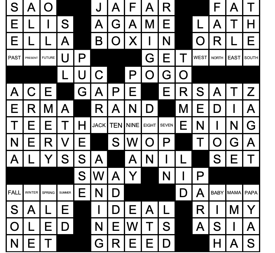 Thursday October 23 2025 Diary Of A Crossword Fiend