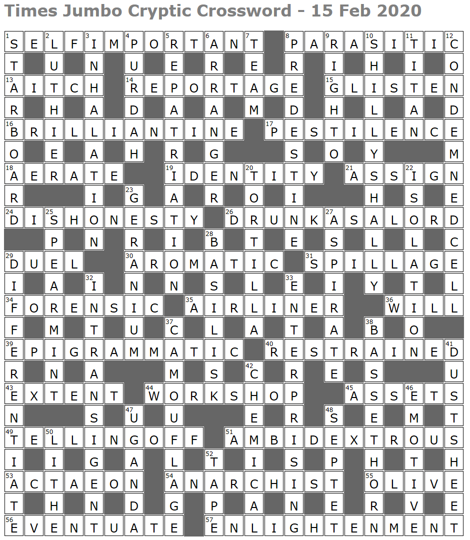 Times Jumbo Cryptic Crossword 1425 Lucian Poll s Web Ramblings