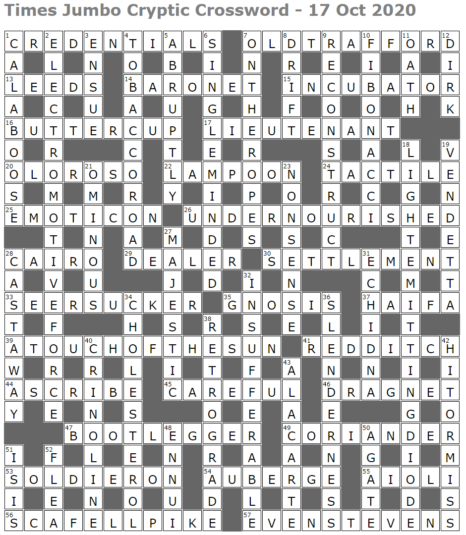 Times Jumbo Cryptic Crossword 1464 Lucian Poll s Web Ramblings