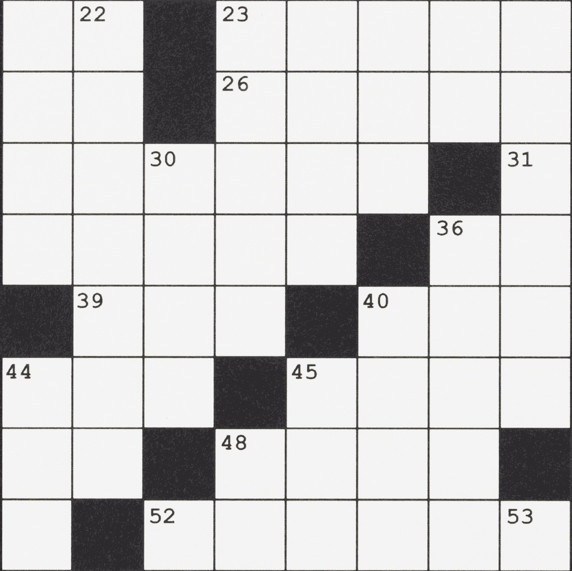 wall street journal crossword puzzle