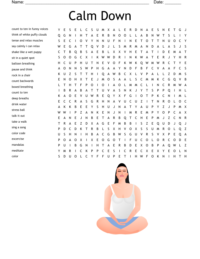 floating calmly crossword clue