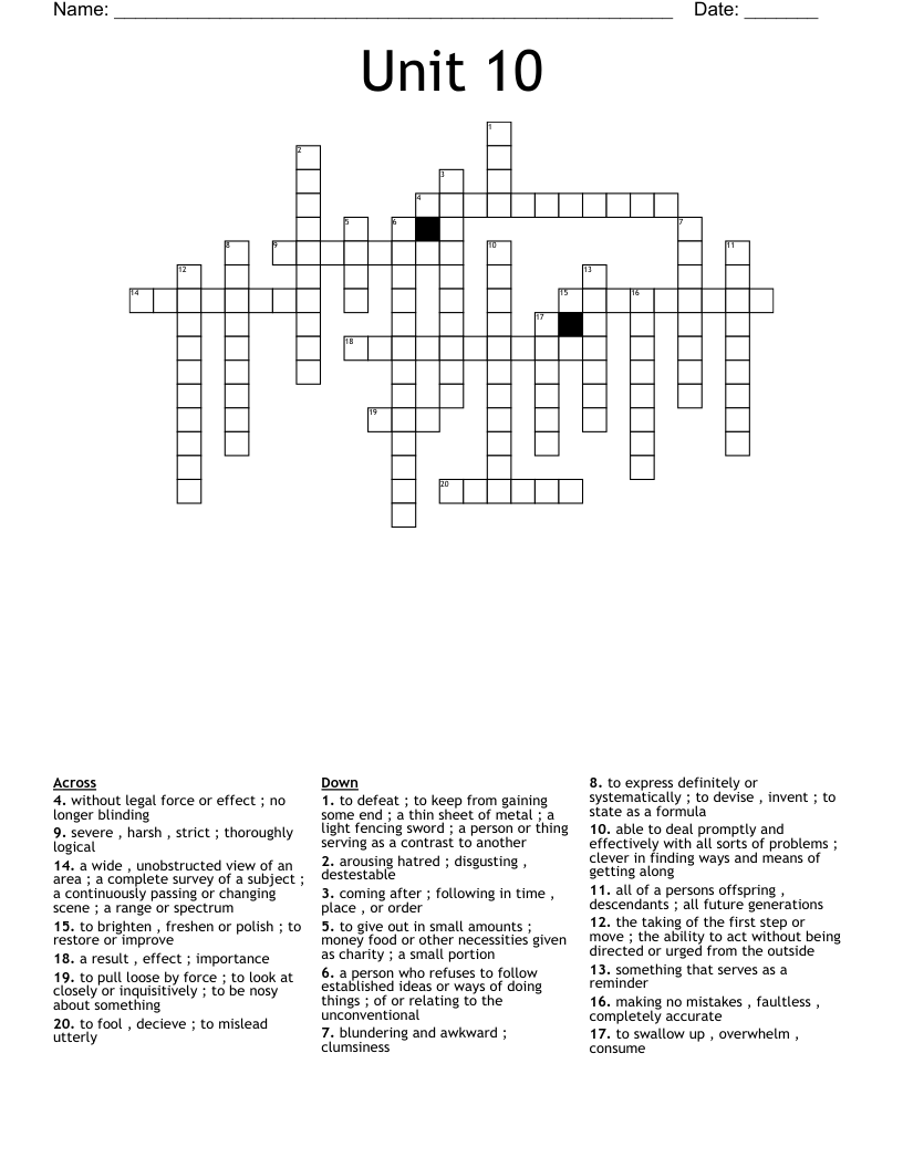 portions out crossword
