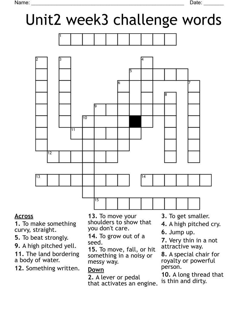 Cry Before A Jump Crossword