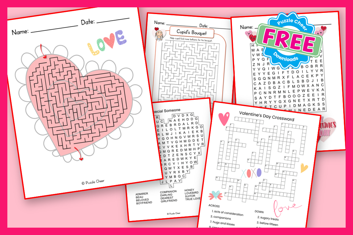 cute crossword puzzles for boyfriend