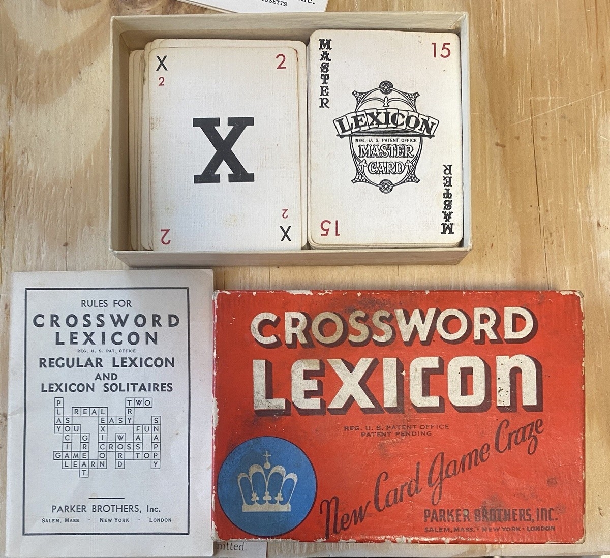 card game crossword
