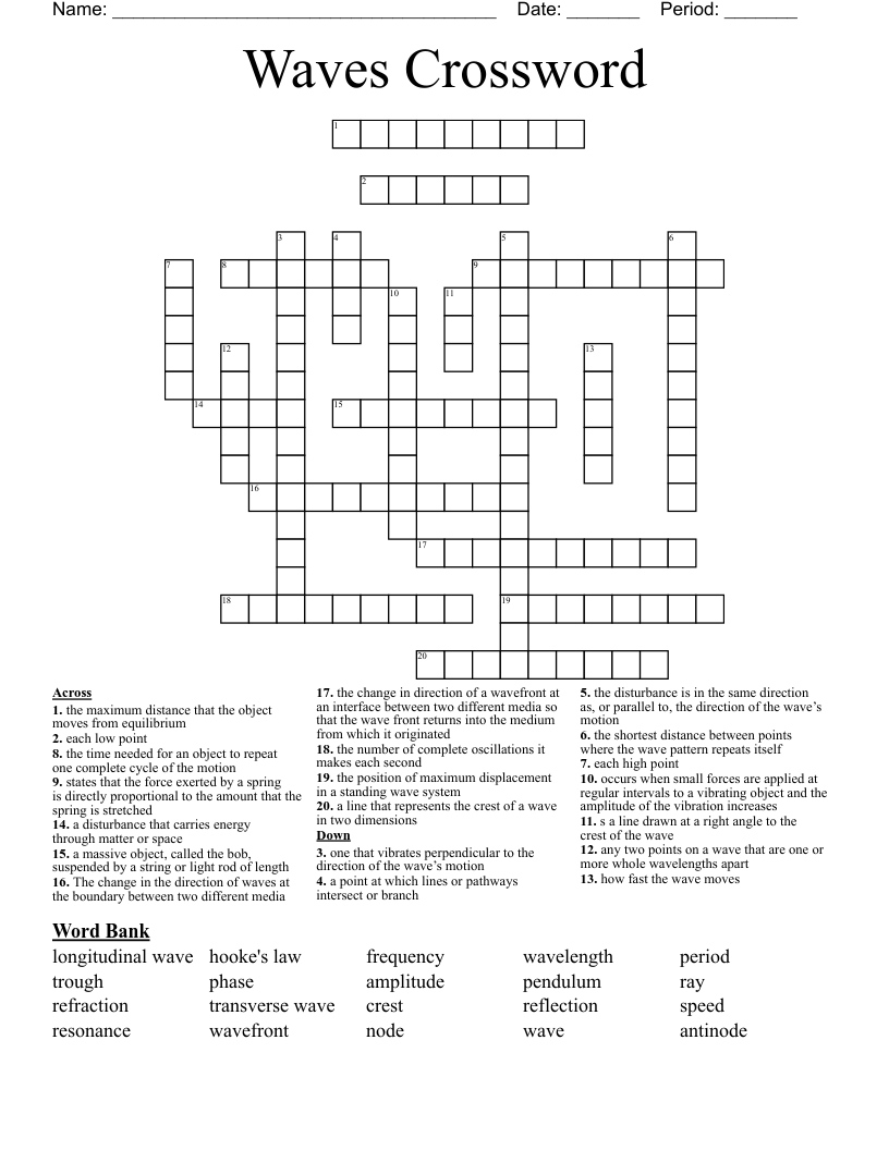 Low Point Crossword