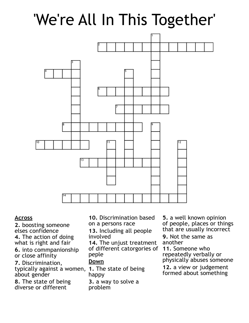 All Together Crossword