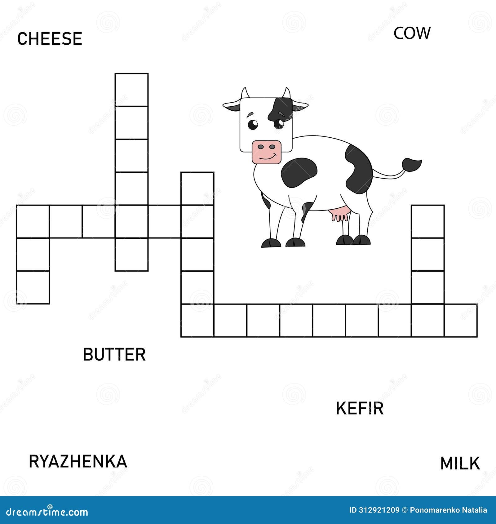 Animal Butters Crossword