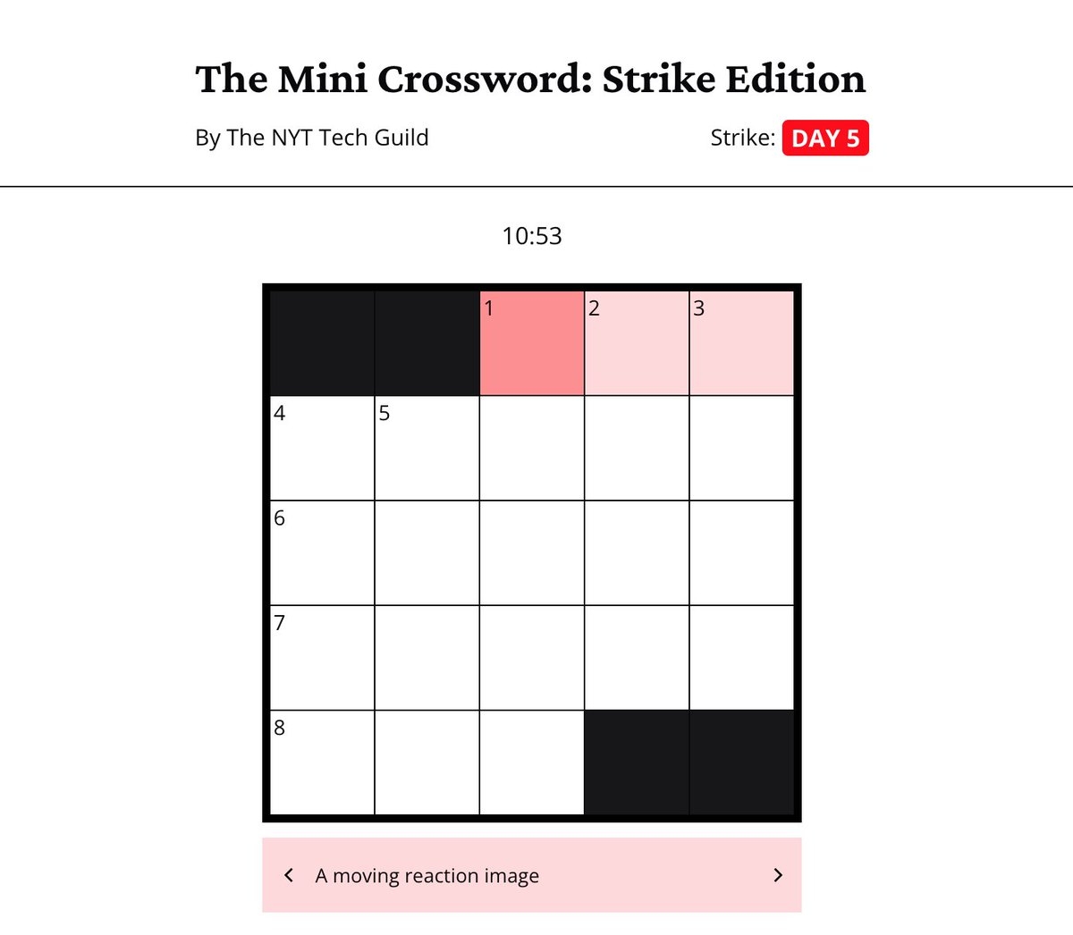 allowed to strike nyt crossword