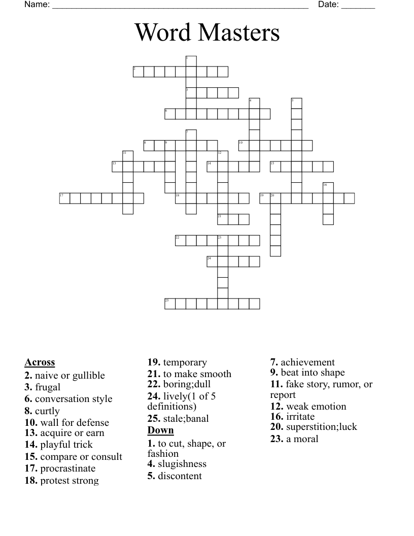 crossword master answers crossword master answers