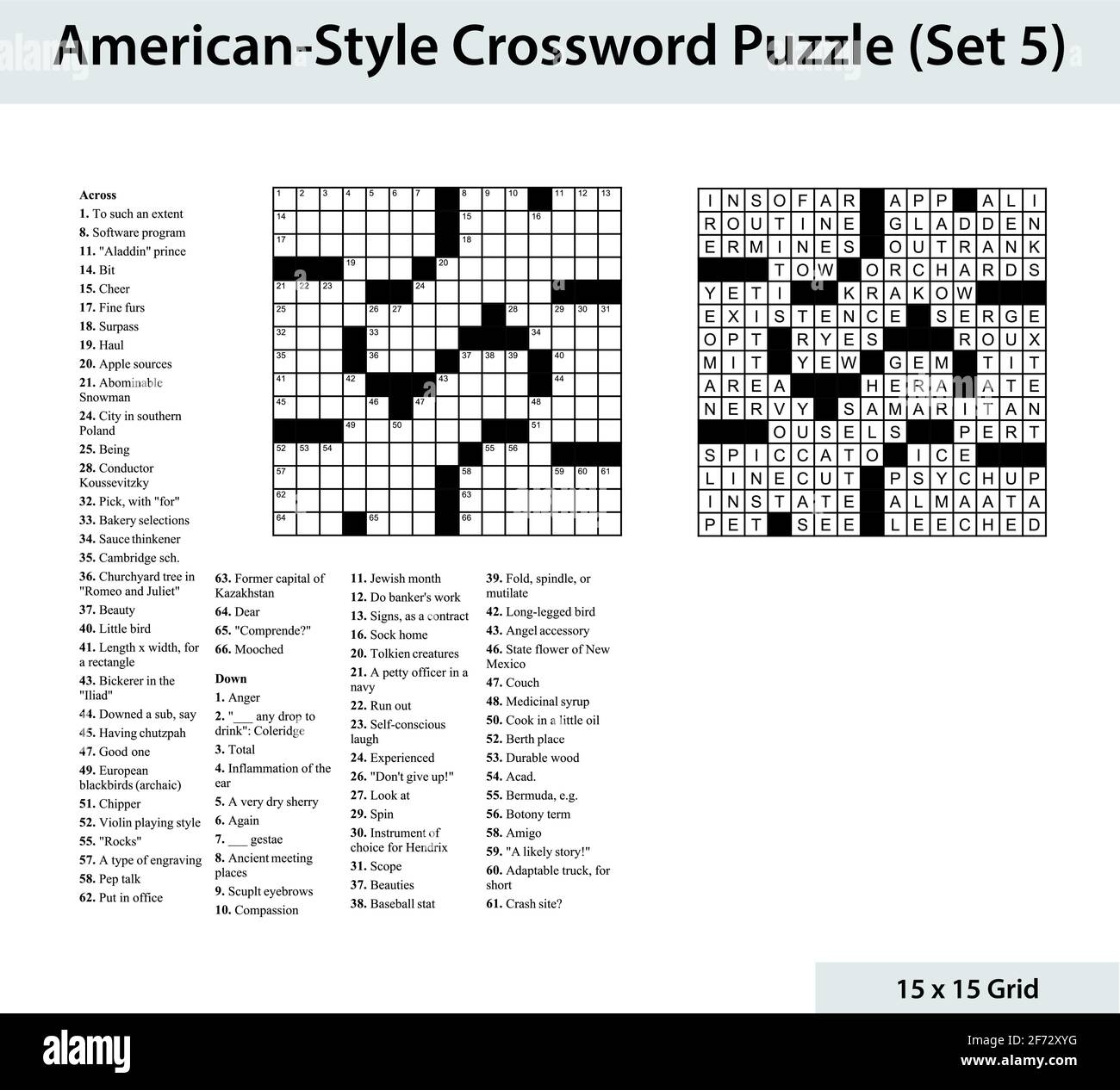Out Of Style Crossword