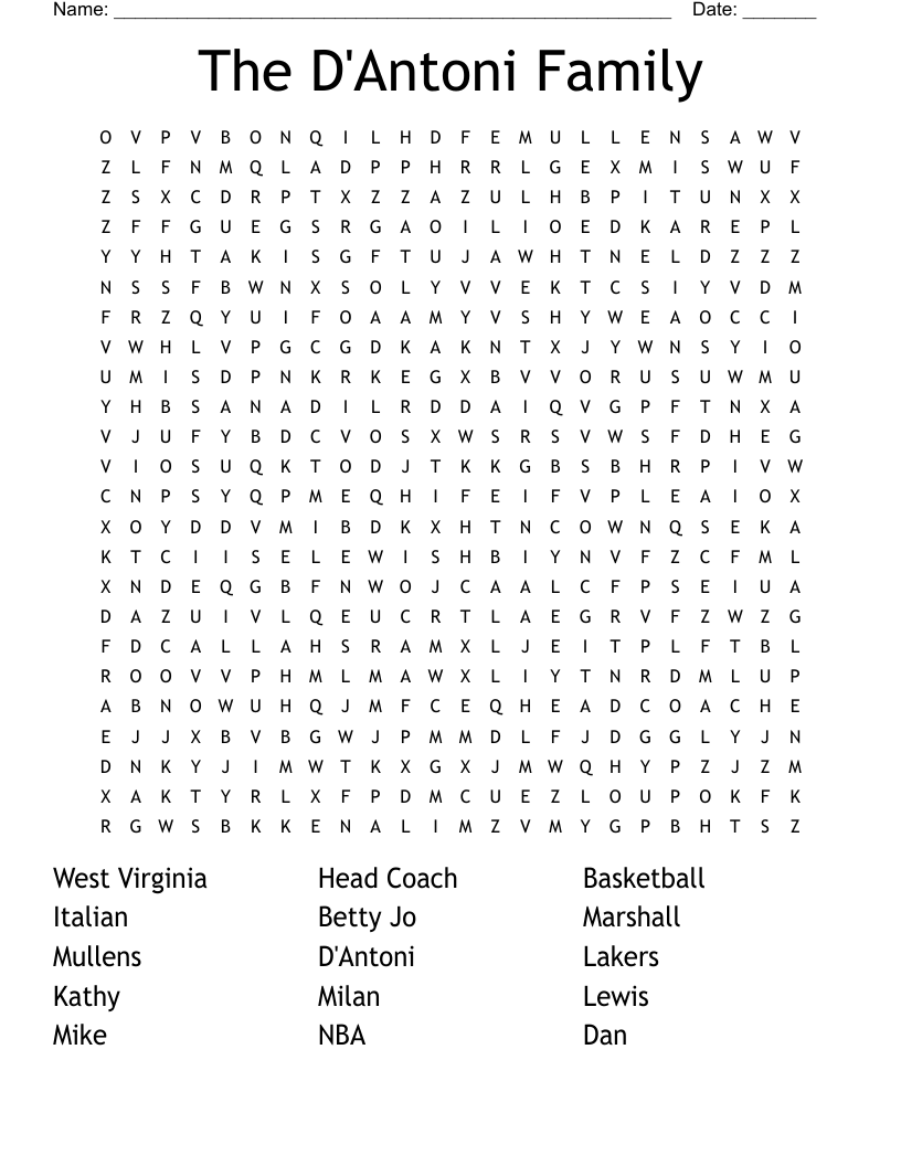 WWHS 50TH REUNION Crossword WordMint